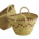 Couffin enfant bicolore anses sisal