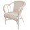 Fauteuil crapaud enfant laqué blanc