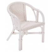 Fauteuil edgar enfant laqué blanc