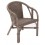 Fauteuil edgar enfant laqué taupe