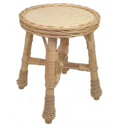 Tabouret en osier