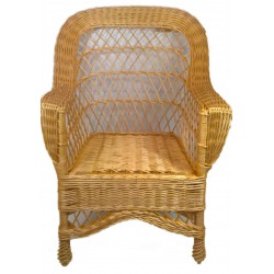 Fauteuil en osier