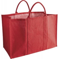 Sac à bûches rouge