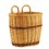 Corbeille récolte en osier buff