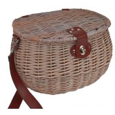 OLegei Panier de rangement en osier panier avec couvercle panier pour étagère boîte de rangement
