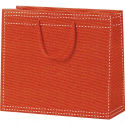 Sac en papier orange