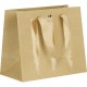 Sac en papier beige impression or