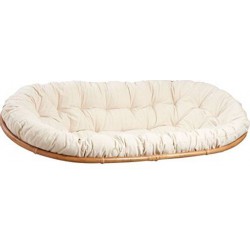 La Vannerie d'Aujourd'hui - Coussin écru pour canapé design Papasan