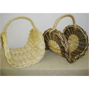 Panier à bois 1/2 rond L45 et 50 cm