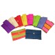 Pochette en rabane coloré