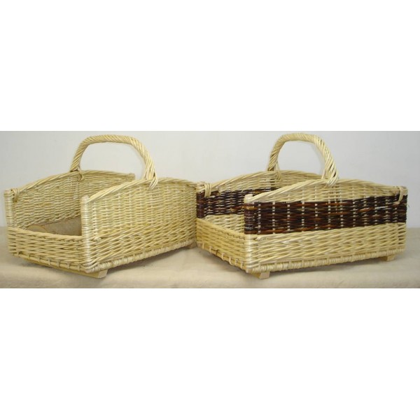 Panier Hollandais Rectangulaire En Osier Buff - La Vannerie D'Aujourd'hui