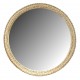 Miroir en rotin design vintage rond