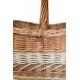 Panier rect vague osier buff filet blanc BN