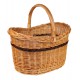 Panier bateau osier buff torche teinté