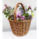 Panier jardin osier buff 2 dimensions