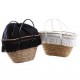 Sac en Jonc naturel franges coloris assortis