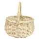 Panier suissesse enfant osier blanc