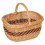 Panier Lucette osier buff filet brun