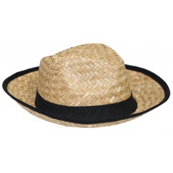 Chapeau bandeau et tour noir