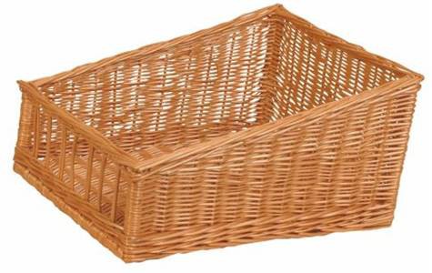 Panier De Rangement Rond En Osier Pour Pain Fruits Et Collations