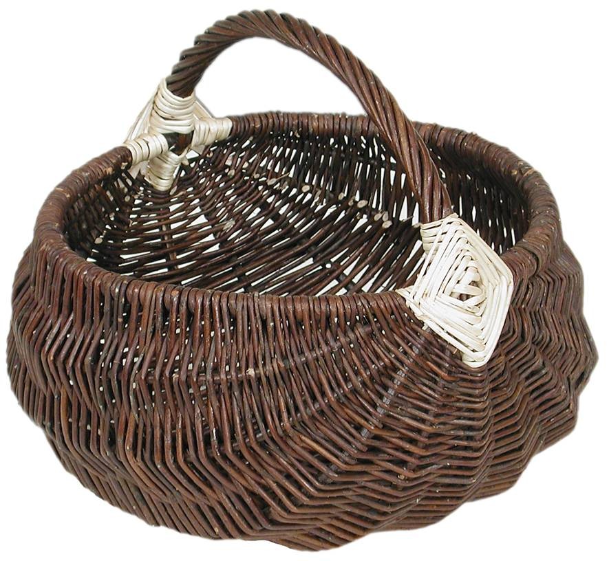 Panier En Osier Avec Anse Damian-Wiklina Panier De Jardin En Osier