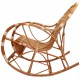 Rocking chair adulte en osier buff