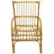 Fauteuil enfant structure rotin