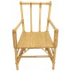 Fauteuil enfant rotin motif cannage