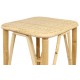 Tabouret en rotin motif cannage