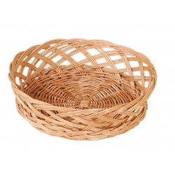 Lot De 2 Corbeilles à Pain En Coton - Gris/Beige - Diamètre 25 Cm - Garde Le Pain Frais Et Moelleux