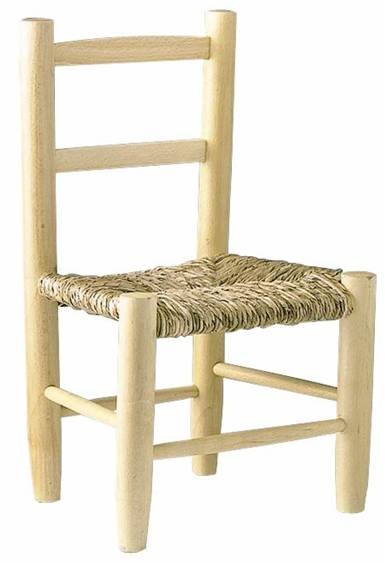 La Vannerie d'Aujourd'hui - Chaise haute pour enfant en bois naturel