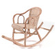 Fauteuil enfant rotin bascule