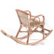 Fauteuil enfant rotin bascule