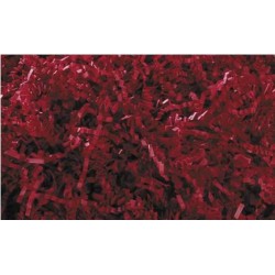 Frisure papier plissé bordeaux
