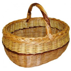 Panier osier blanc BN