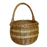 Panier enfant rond suissesse osier bicolore