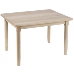 La Vannerie d'Aujourd'hui - Table pour enfant en bois de hêtre brut