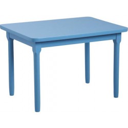 Table enfant hêtre laqué bleu ciel