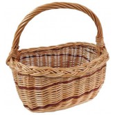 Panier enfant gondole osier buff