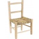 Chaise enfant bois/paille