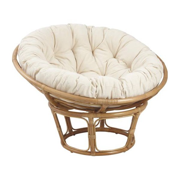 Fauteuil Papasan design en rotin